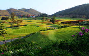 panoramic view of course,Pineapple Valley Golf Club, hua hin, thailand