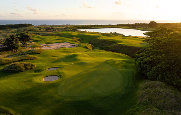 La Reserve Golf Links Mauritius Aerial